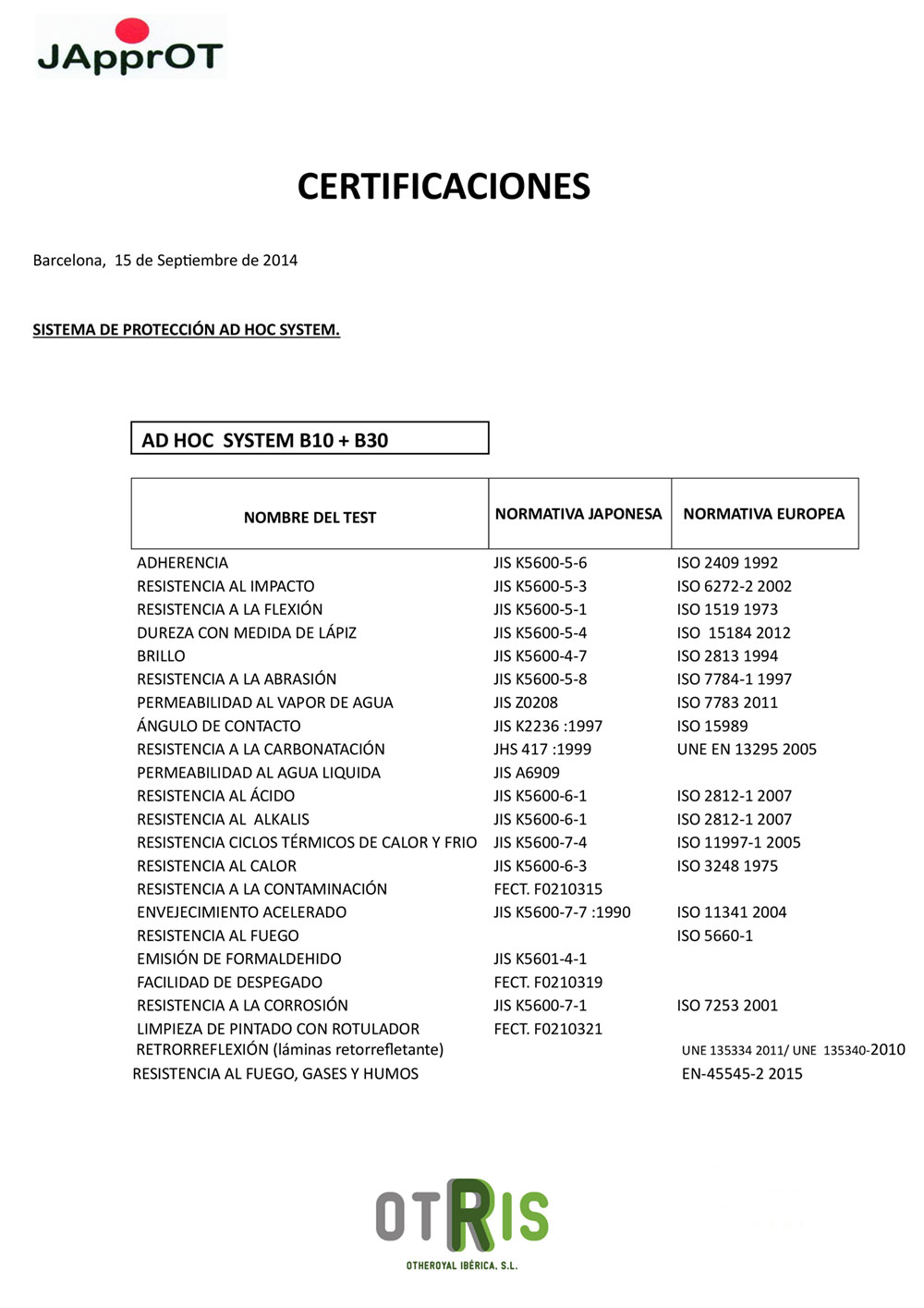 CERTIFICACIONES-B10--B30-otris