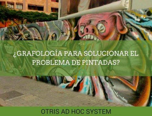 ¿GRAFOLOGÍA PARA SOLUCIONAR EL PROBLEMA DE PINTADAS?